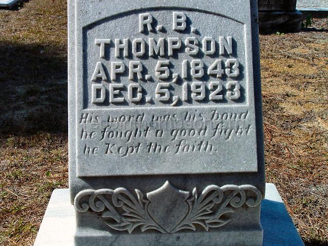 DSC01972.JPG - headstone of Robert Bird Thompson