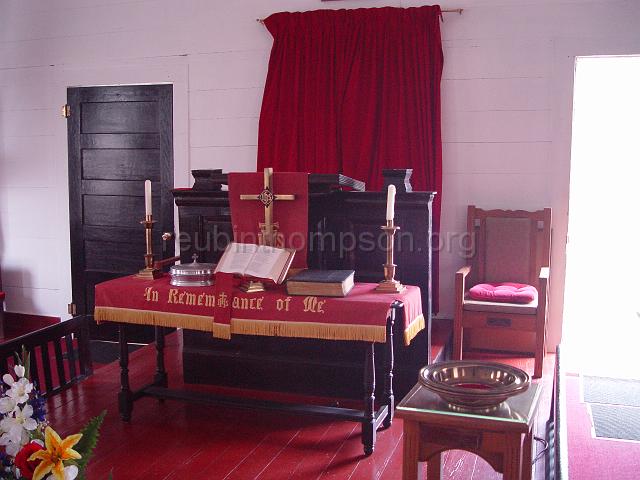 DSC01893.JPG - a second view of the handmade pulpit of Ebenezer Methodist Church