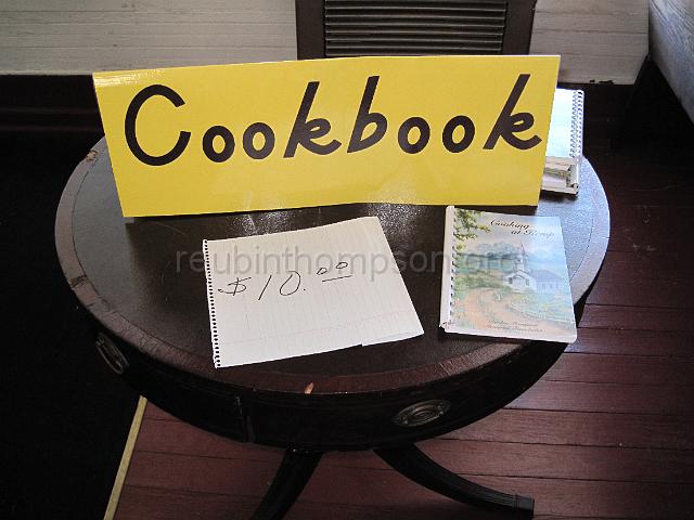 reubinthompson_org_16.jpg - Cookbooks were available for sale, with the best recipes from the Southland.