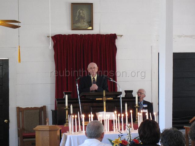 reubinthompson_org_23.jpg - Stories to be remembered: Anson Callaway was an excellent guest speaker, whose stories and anecdotes will be treasured by all who were present.
