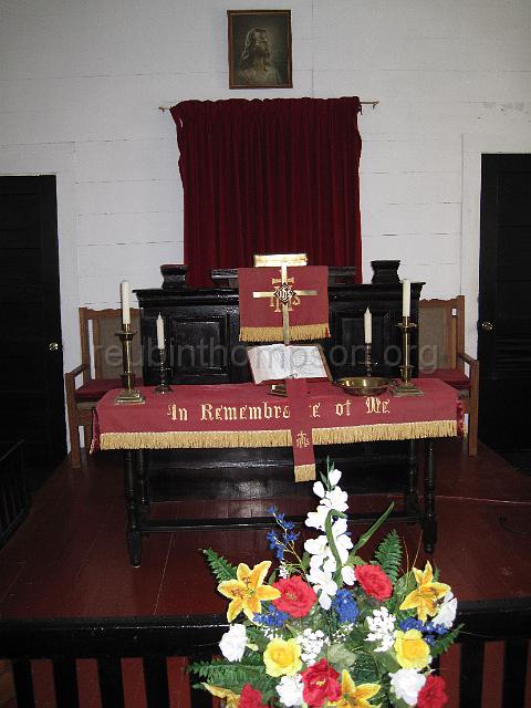 reubinthompson_org_69.jpg - The pulpit of the Ebenezer Methodist Church.