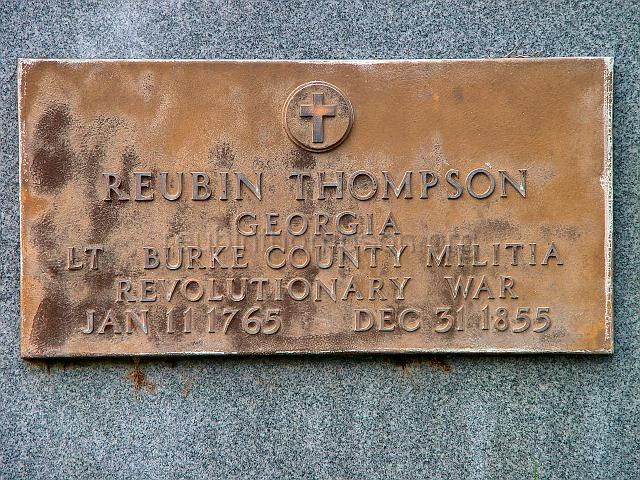 DSC01911.JPG - headstone marker of Reubin Thompson
