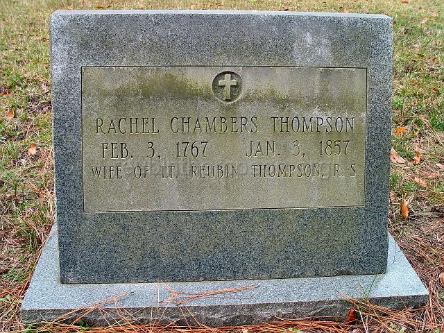 DSC01913.JPG - headstone of Rachel Chambers Thompson