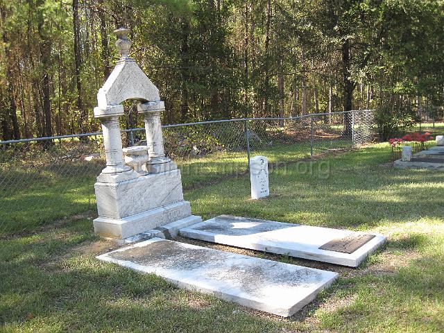 IMG_3792.JPG - graves of Andrew Jackson Youngblood, his wife Lucinda Moore Youngblood and J. Henry Youngblood, older brother of Andrew Jackson Youngblood